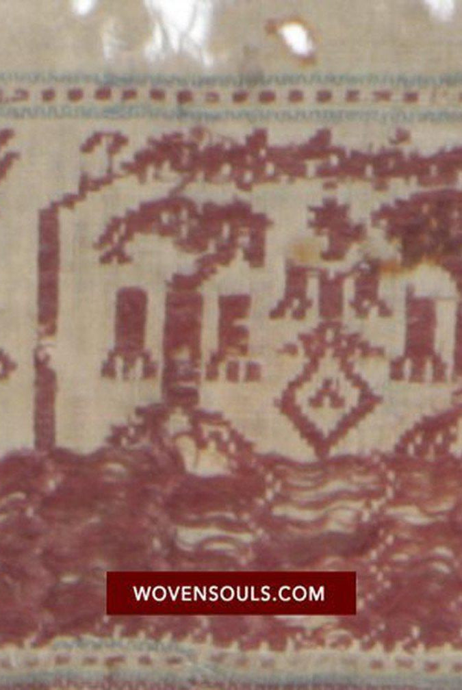 1464 Antique / Archaic Semangka Weaving Tampan Shipcloth Textile-WOVENSOULS-Antique-Vintage-Textiles-Art-Decor
