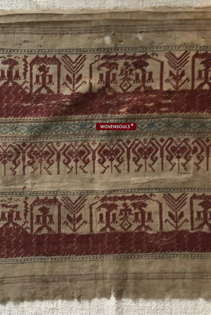 1464 Antique / Archaic Semangka Weaving Tampan Shipcloth Textile-WOVENSOULS-Antique-Vintage-Textiles-Art-Decor