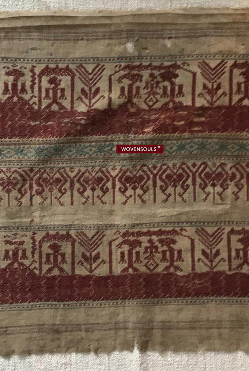 1464 Antique / Archaic Semangka Weaving Tampan Shipcloth Textile-WOVENSOULS-Antique-Vintage-Textiles-Art-Decor