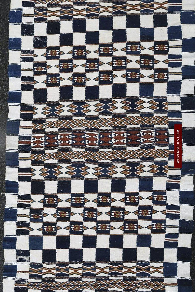 1476 Long Antique Arkilla Jenngo Tent Hanging - African Textile Art-WOVENSOULS-Antique-Vintage-Textiles-Art-Decor