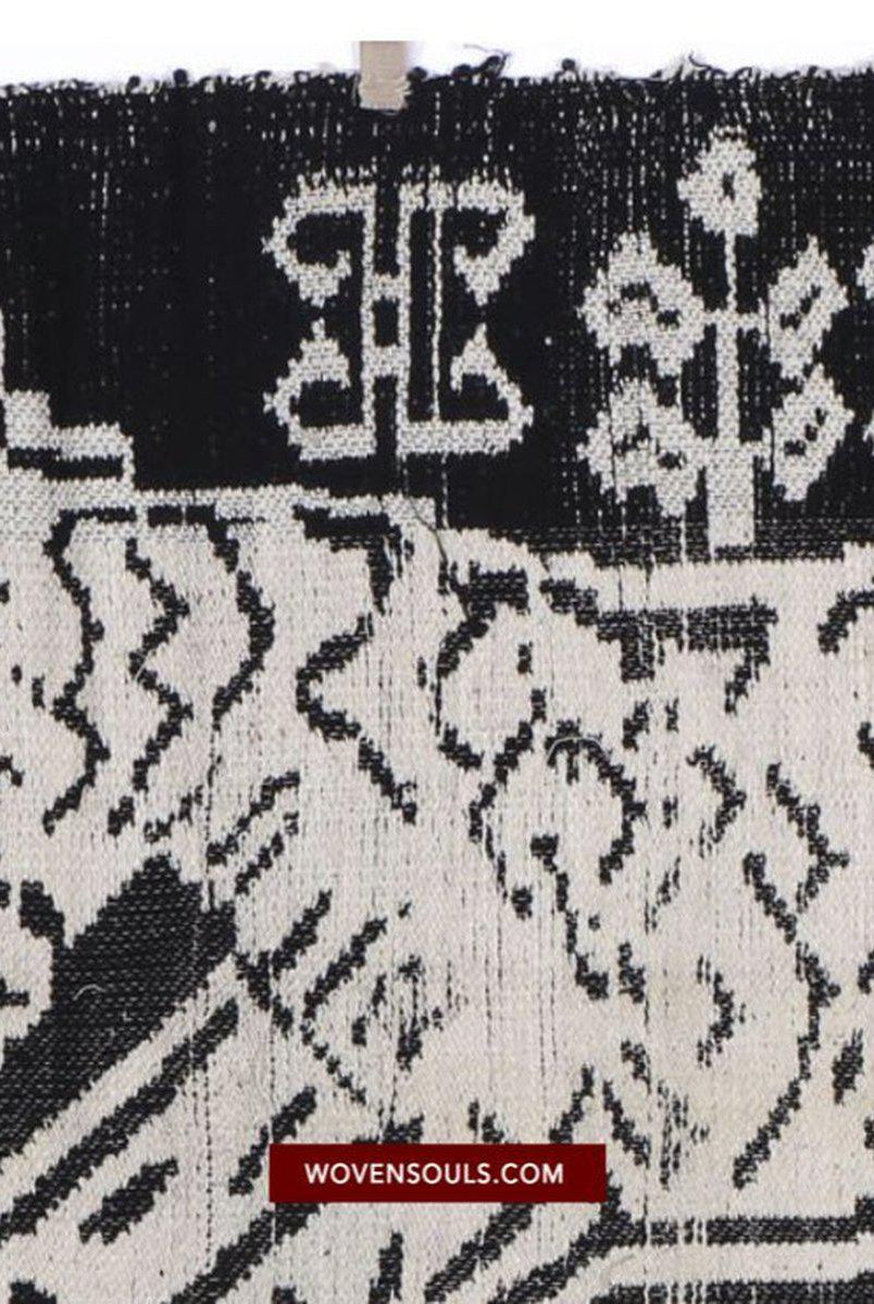 1481 Arte tessile di tessitura Lao Tai vintage con motivo tigre-WOVENSOULS-Arredamento artistico-tessile-vintage-antico