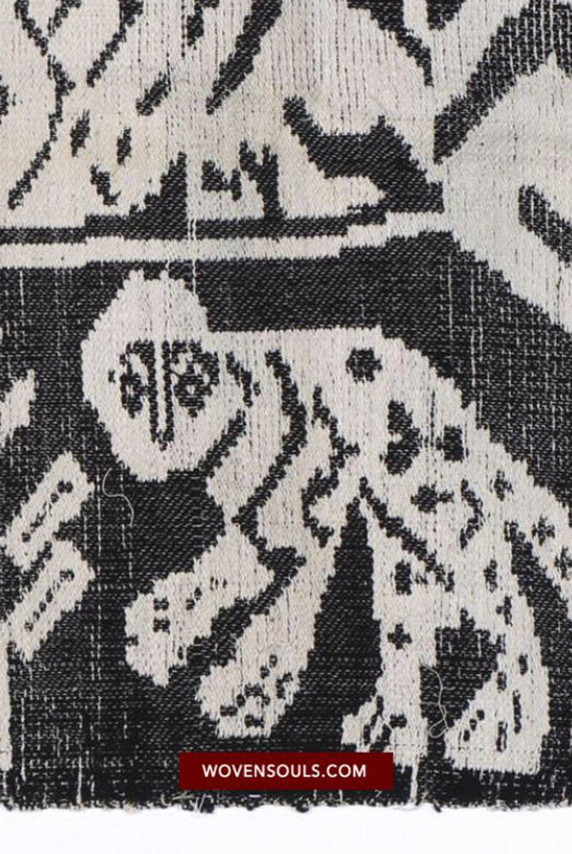 1481 Arte tessile di tessitura Lao Tai vintage con motivo tigre-WOVENSOULS-Arredamento artistico-tessile-vintage-antico