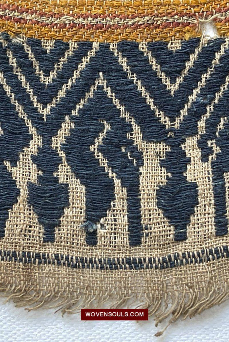 1508 Antique Tampan Ship Cloth with Gorgeous Colors and superb Story-WOVENSOULS-Antique-Vintage-Textiles-Art-Decor