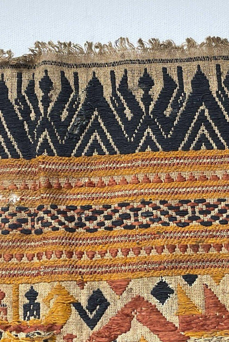 1508 Antique Tampan Ship Cloth with Gorgeous Colors and superb Story-WOVENSOULS-Antique-Vintage-Textiles-Art-Decor