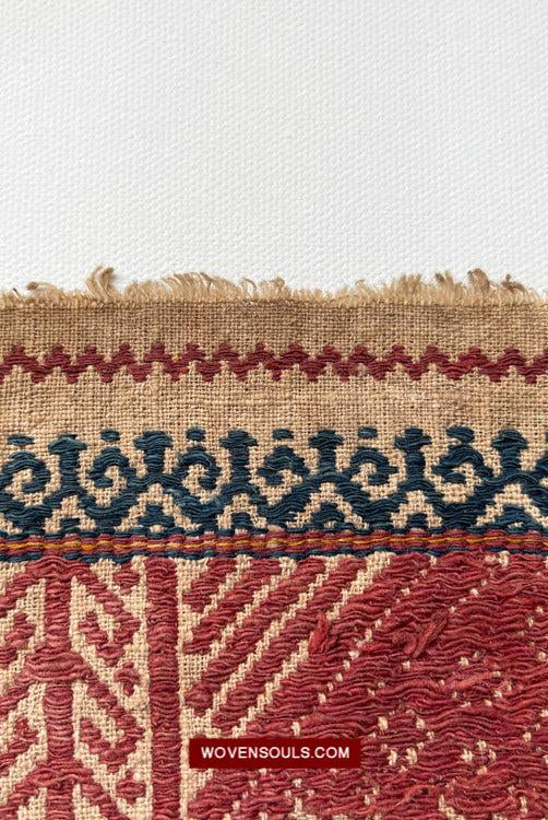 1509 Antique Sumatra Tampan Ship Cloth-WOVENSOULS Antique Textiles & Art Gallery