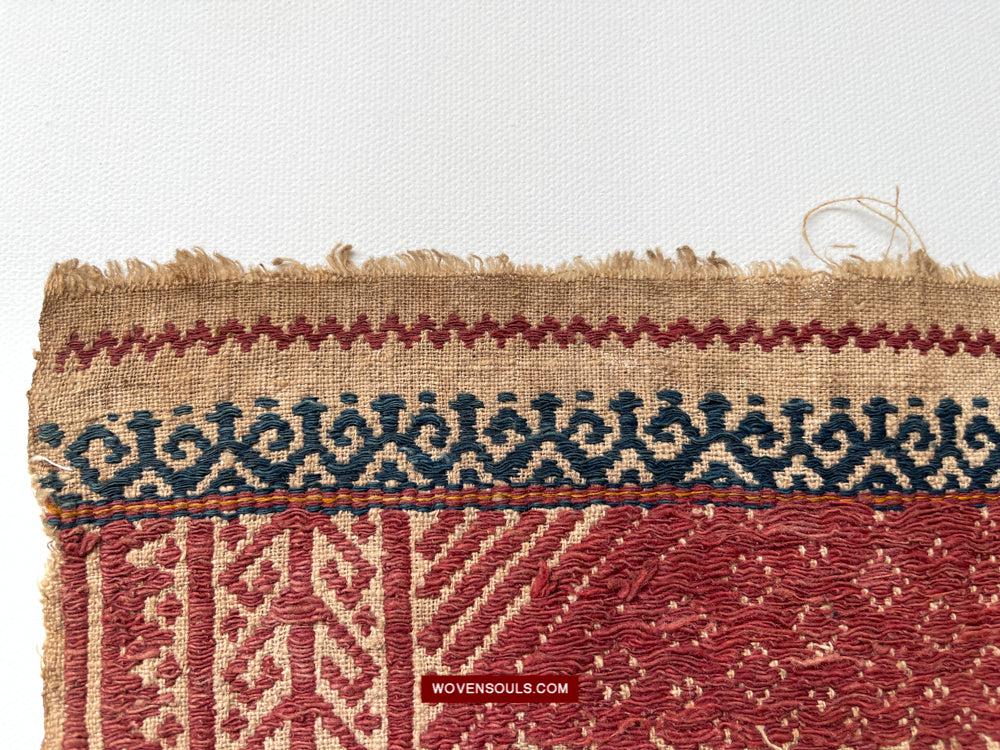 1509 Antique Sumatra Tampan Ship Cloth-WOVENSOULS Antique Textiles & Art Gallery