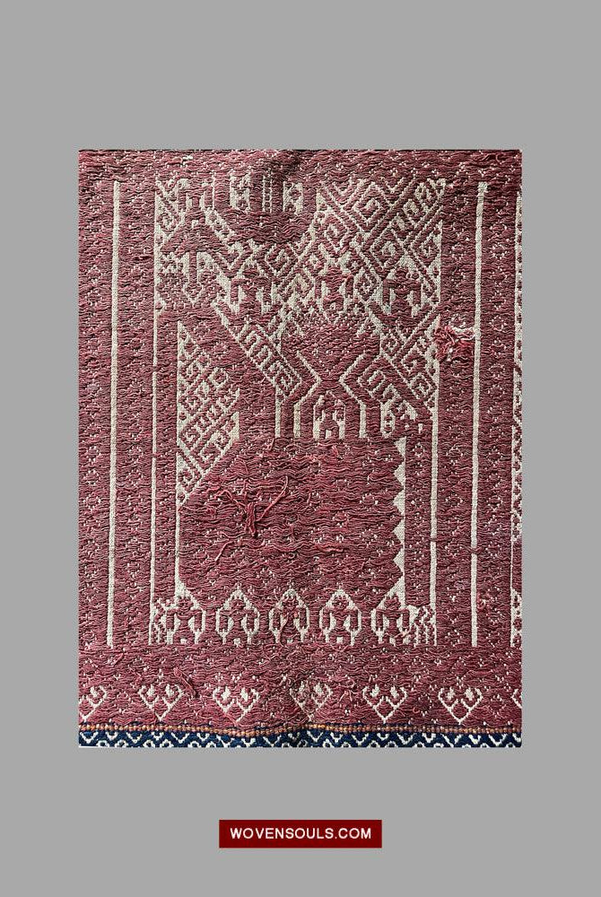 1509 Antique Sumatra Tampan Ship Cloth-WOVENSOULS Antique Textiles & Art Gallery