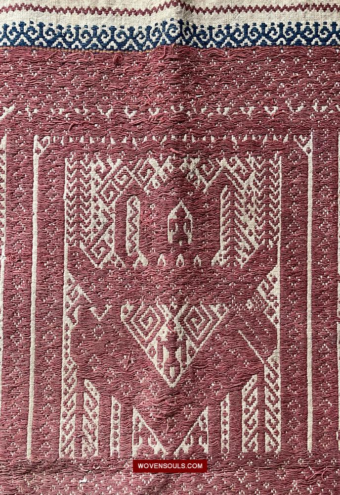 1509 Antique Sumatra Tampan Ship Cloth-WOVENSOULS Antique Textiles & Art Gallery