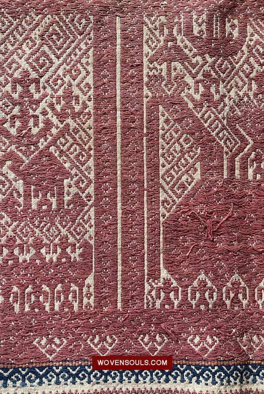 1509 Antique Sumatra Tampan Ship Cloth-WOVENSOULS Antique Textiles & Art Gallery
