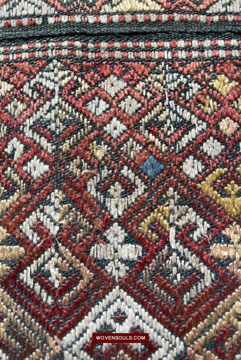 1513 Old Chinese Hainan Run Li Ethnic Minority Woven Skirt-WOVENSOULS-Antique-Vintage-Textiles-Art-Decor