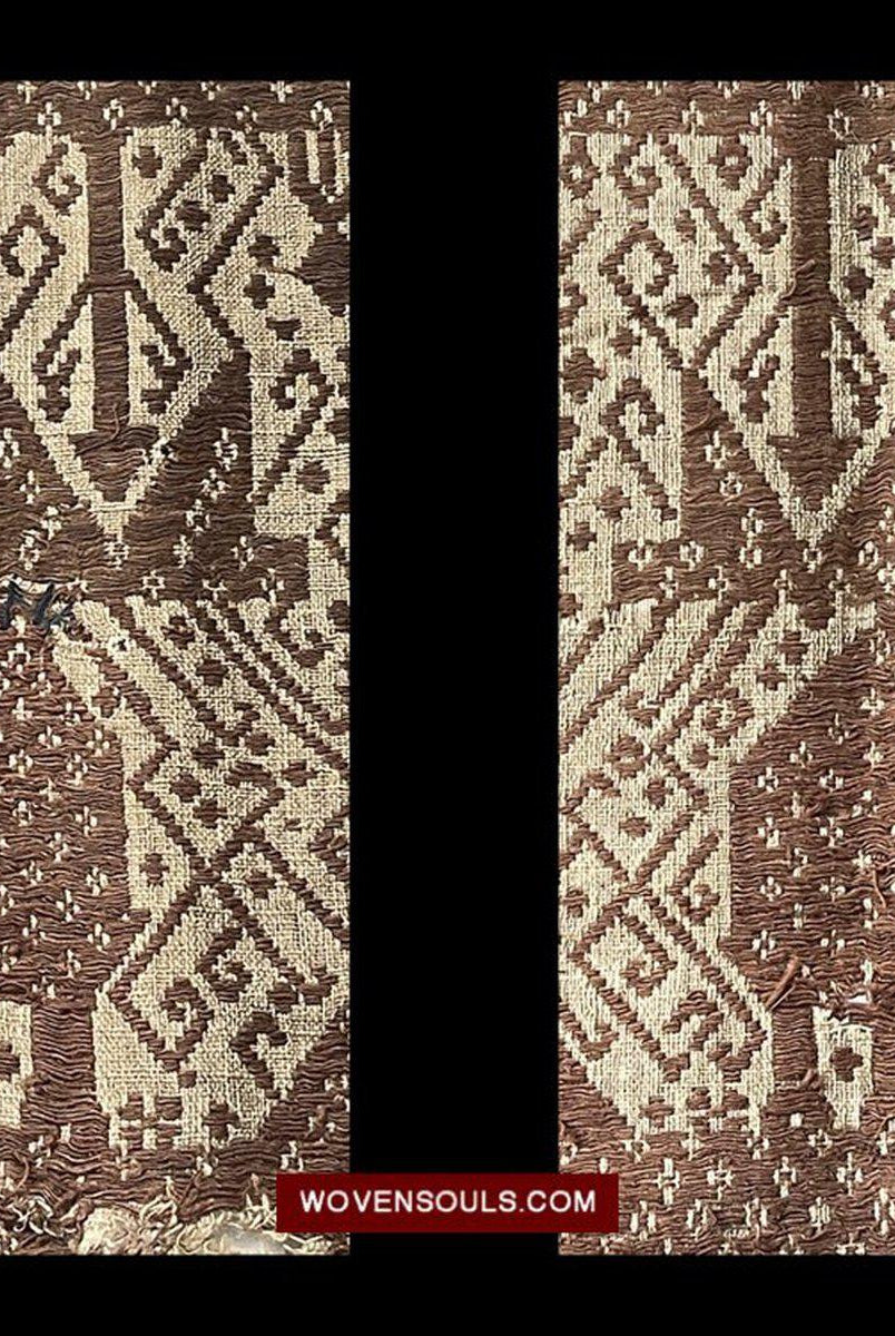 1518 Antique Sumatra Weaving Tampan Shipcloth Textile-WOVENSOULS-Antique-Vintage-Textiles-Art-Decor