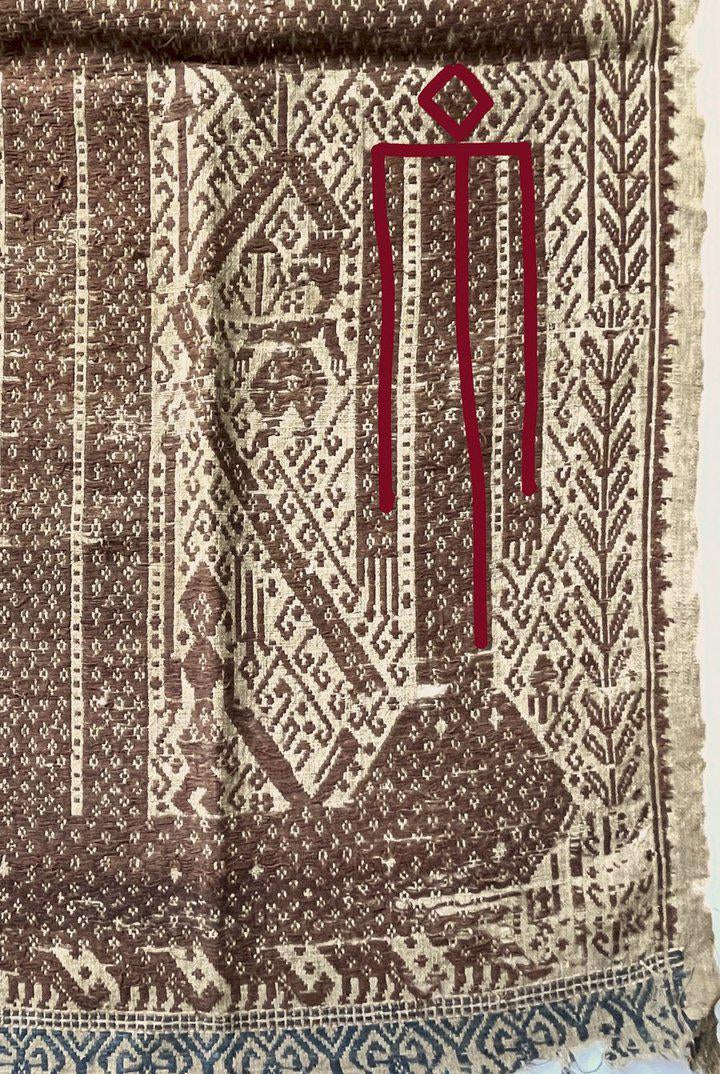 1518 Antique Sumatra Weaving Tampan Shipcloth Textile-WOVENSOULS-Antique-Vintage-Textiles-Art-Decor