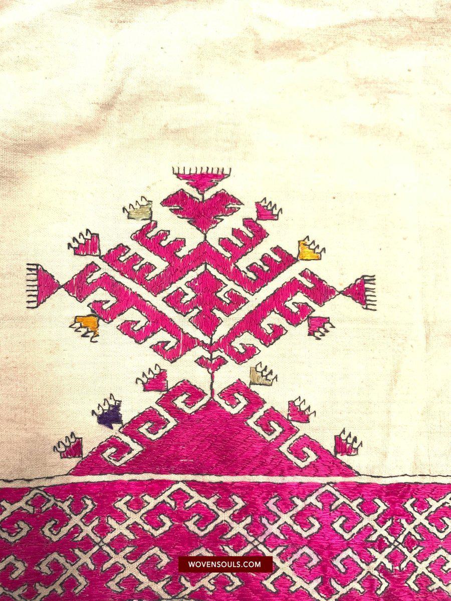 1535 Swat Valley Shawl Fragment-WOVENSOULS-Antique-Vintage-Textiles-Art-Decor