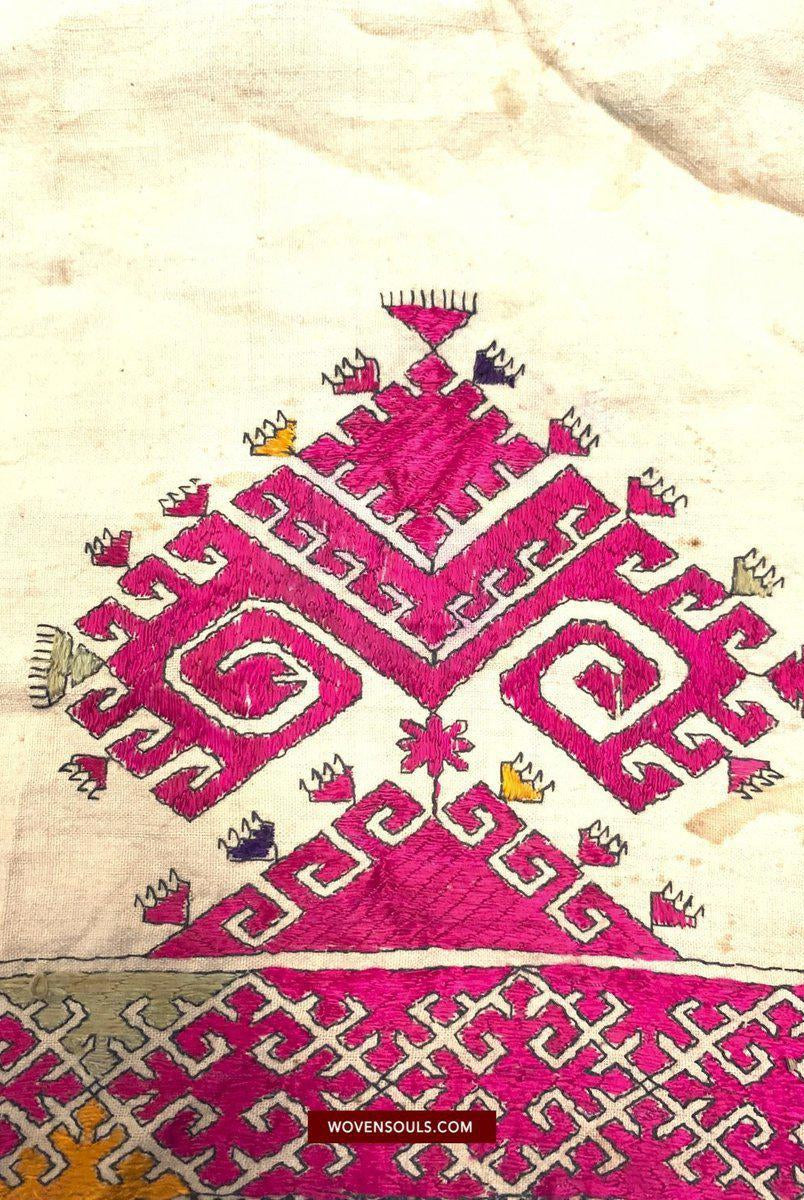 1535 Swat Valley Shawl Fragment-WOVENSOULS-Antique-Vintage-Textiles-Art-Decor