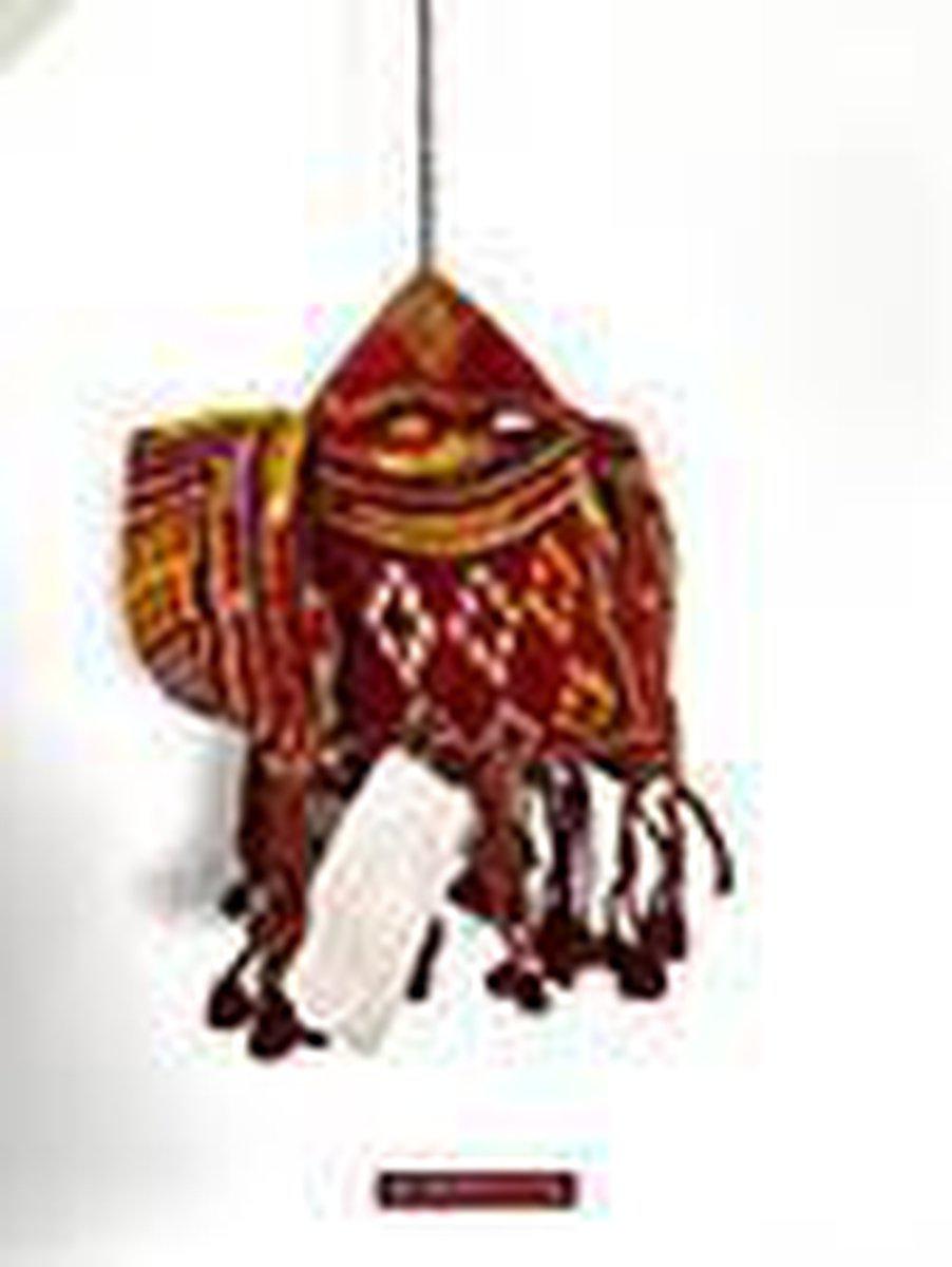 1549 Vintage Banjara Hanging Pouch - unusual format-WOVENSOULS-Antique-Vintage-Textiles-Art-Decor