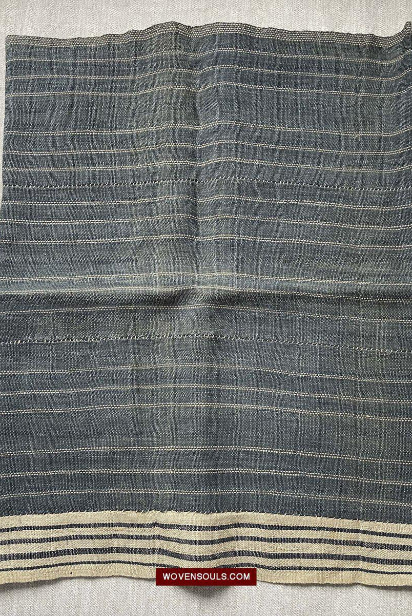 1557 Plain Old Chinese Hainan Run Li Ethnic Minority Woven Skirt-WOVENSOULS-Antique-Vintage-Textiles-Art-Decor