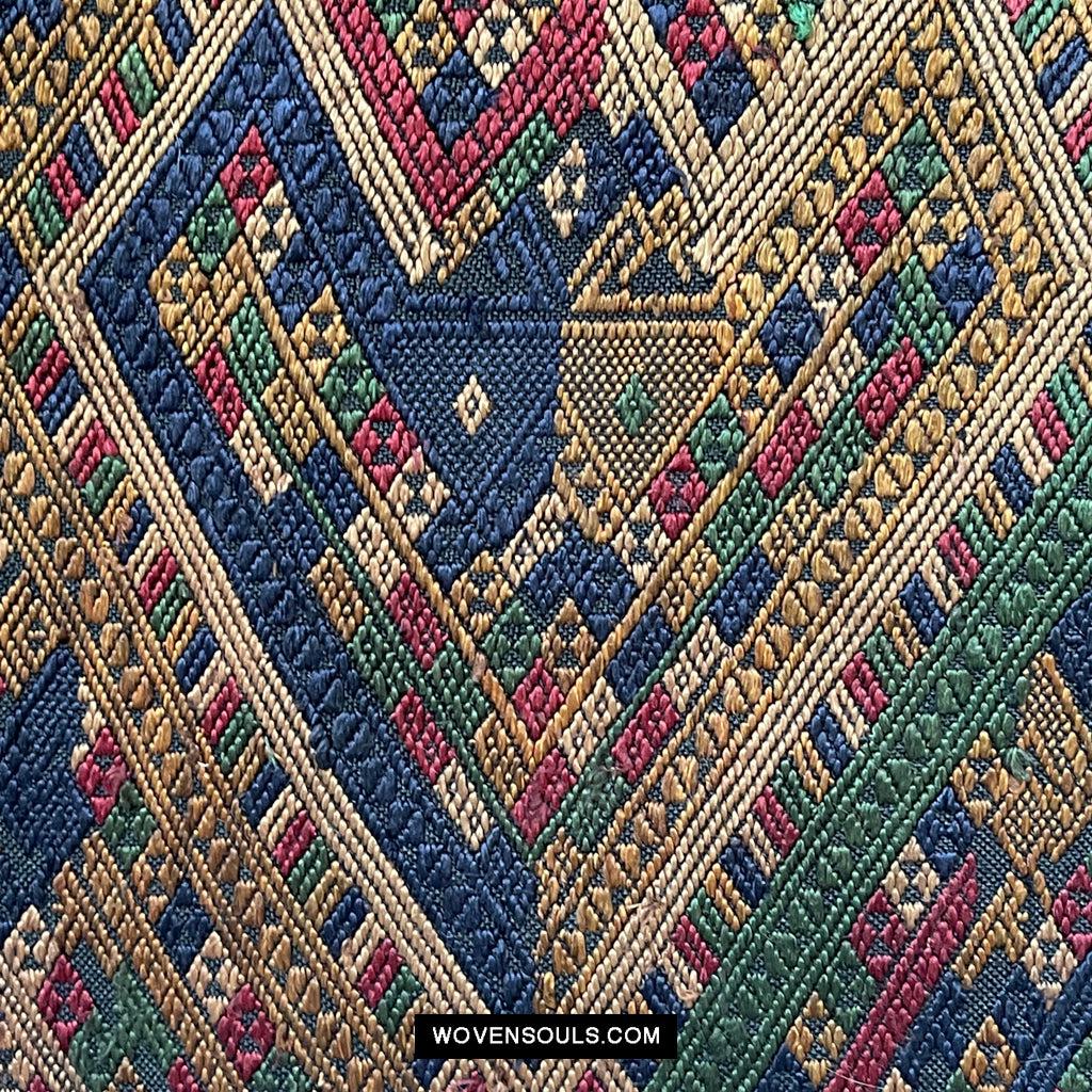 1572 Vintage Silk Ceremonial WeavingTextile Art from Laos-WOVENSOULS Antique Textiles & Art Gallery