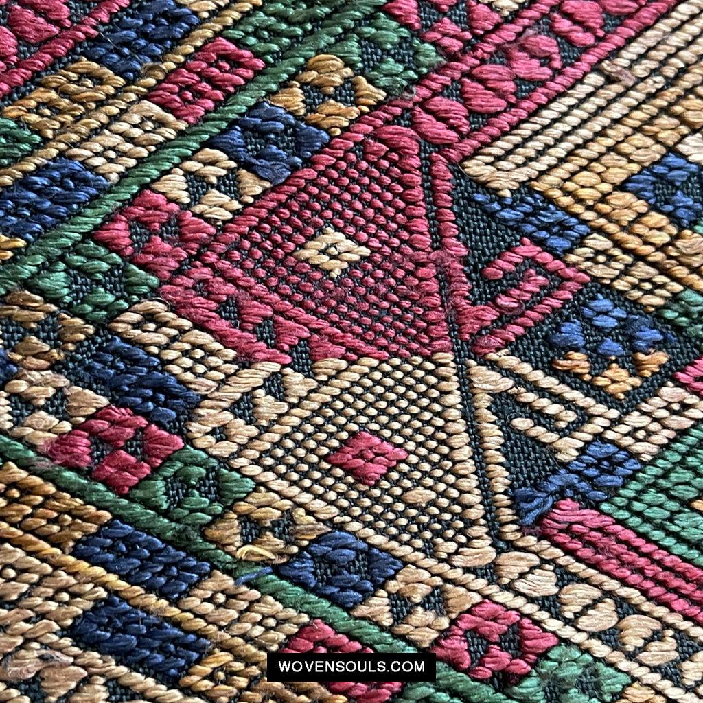 1572 Vintage Silk Ceremonial WeavingTextile Art from Laos-WOVENSOULS Antique Textiles & Art Gallery