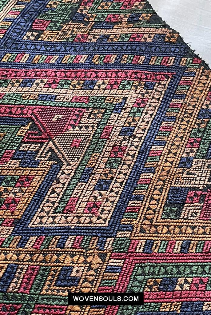 1572 Vintage Silk Ceremonial WeavingTextile Art from Laos-WOVENSOULS Antique Textiles & Art Gallery