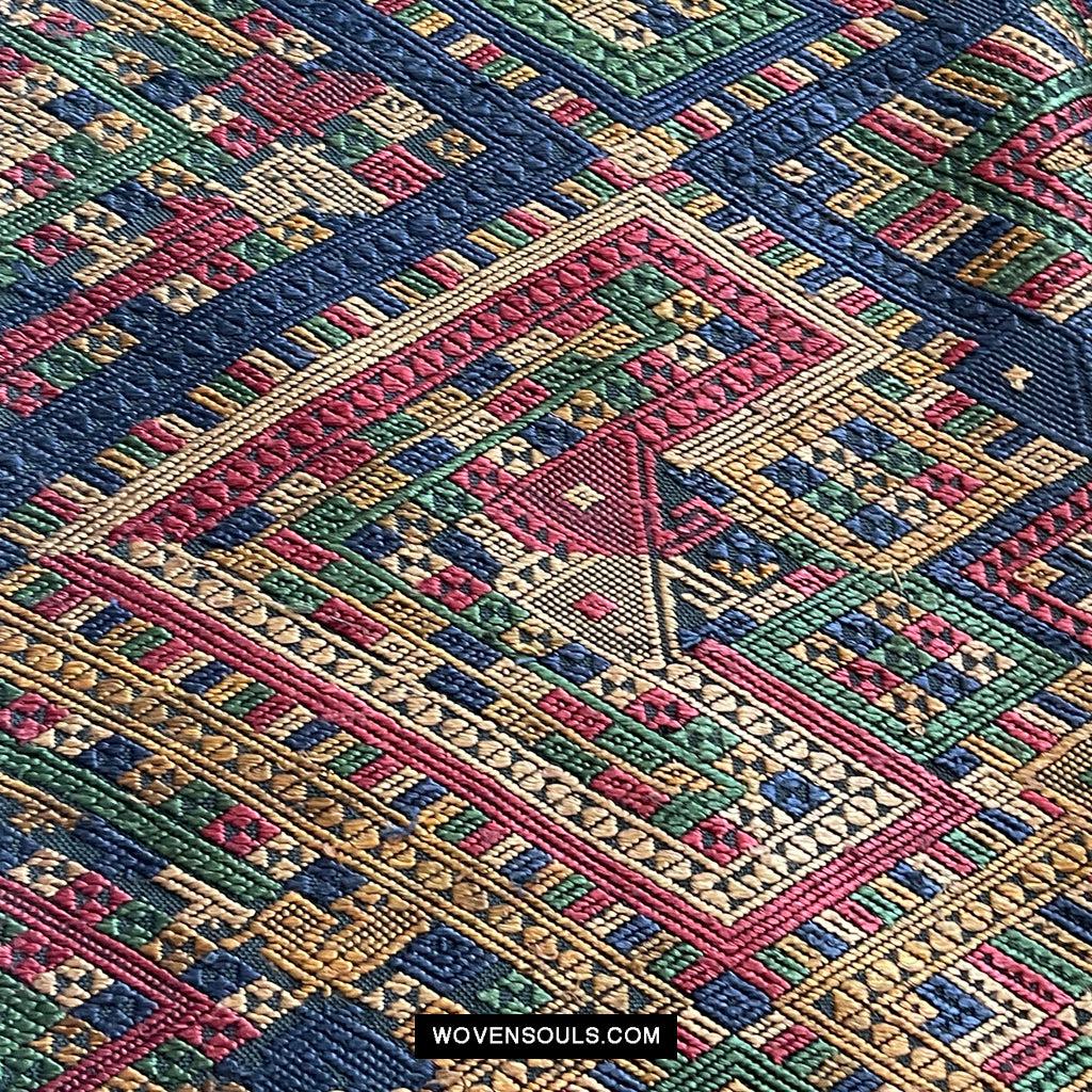 1572 Vintage Silk Ceremonial WeavingTextile Art from Laos-WOVENSOULS Antique Textiles & Art Gallery