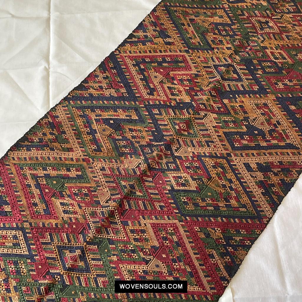 1572 Vintage Silk Ceremonial WeavingTextile Art from Laos-WOVENSOULS Antique Textiles & Art Gallery
