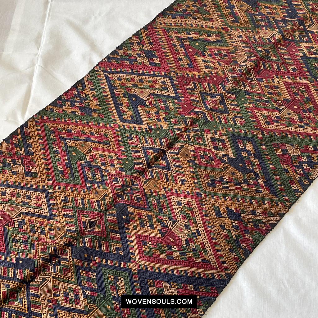 1572 Vintage Silk Ceremonial WeavingTextile Art from Laos-WOVENSOULS Antique Textiles & Art Gallery