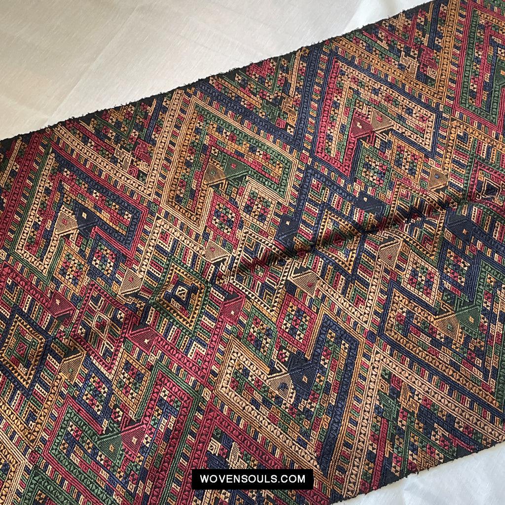 1572 Vintage Silk Ceremonial WeavingTextile Art from Laos-WOVENSOULS Antique Textiles & Art Gallery
