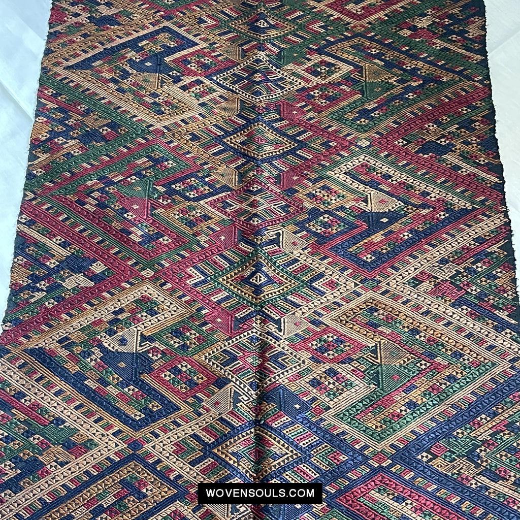 1572 Vintage Silk Ceremonial WeavingTextile Art from Laos-WOVENSOULS Antique Textiles & Art Gallery