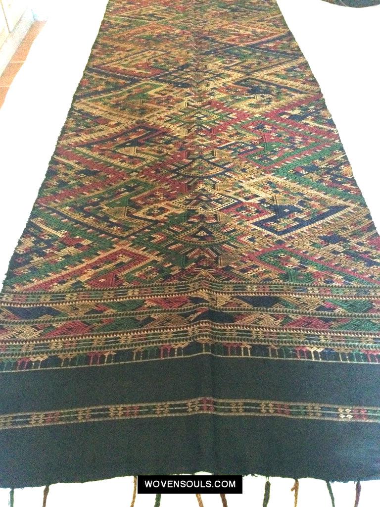 1572 Vintage Silk Ceremonial WeavingTextile Art from Laos-WOVENSOULS Antique Textiles & Art Gallery