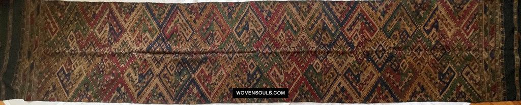 1572 Vintage Silk Ceremonial WeavingTextile Art from Laos-WOVENSOULS Antique Textiles & Art Gallery