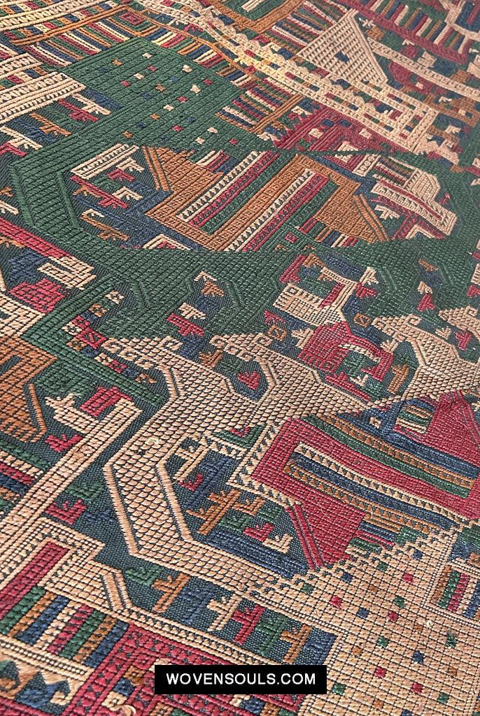 1573 Tessitura cerimoniale di seta vintageArte tessile dal Laos-WOVENSOULS Tessuti antichi e Galleria d'arte