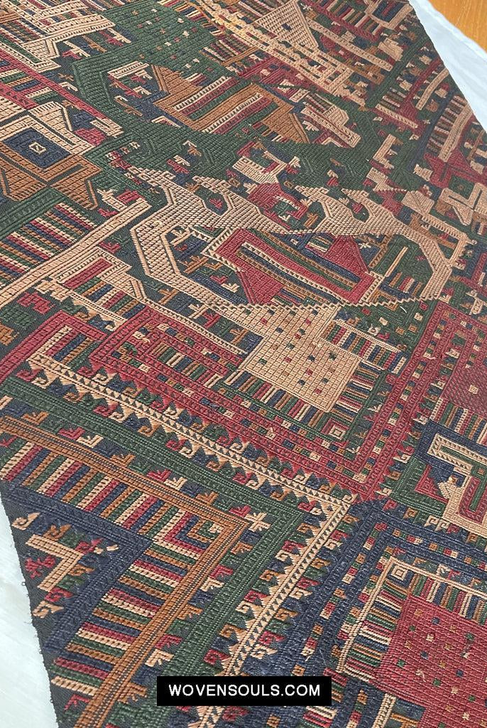 1573 Tessitura cerimoniale di seta vintageArte tessile dal Laos-WOVENSOULS Tessuti antichi e Galleria d'arte