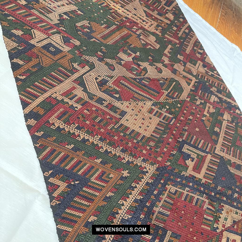 1573 Vintage Silk Ceremonial WeavingTextile Art from Laos-WOVENSOULS Antique Textiles & Art Gallery