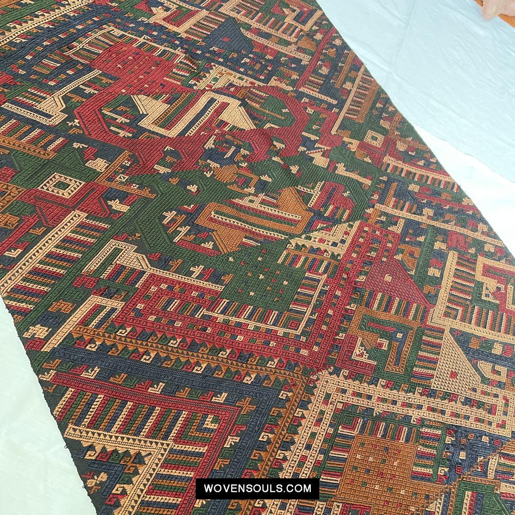 1573 Vintage Silk Ceremonial WeavingTextile Art from Laos-WOVENSOULS Antique Textiles & Art Gallery
