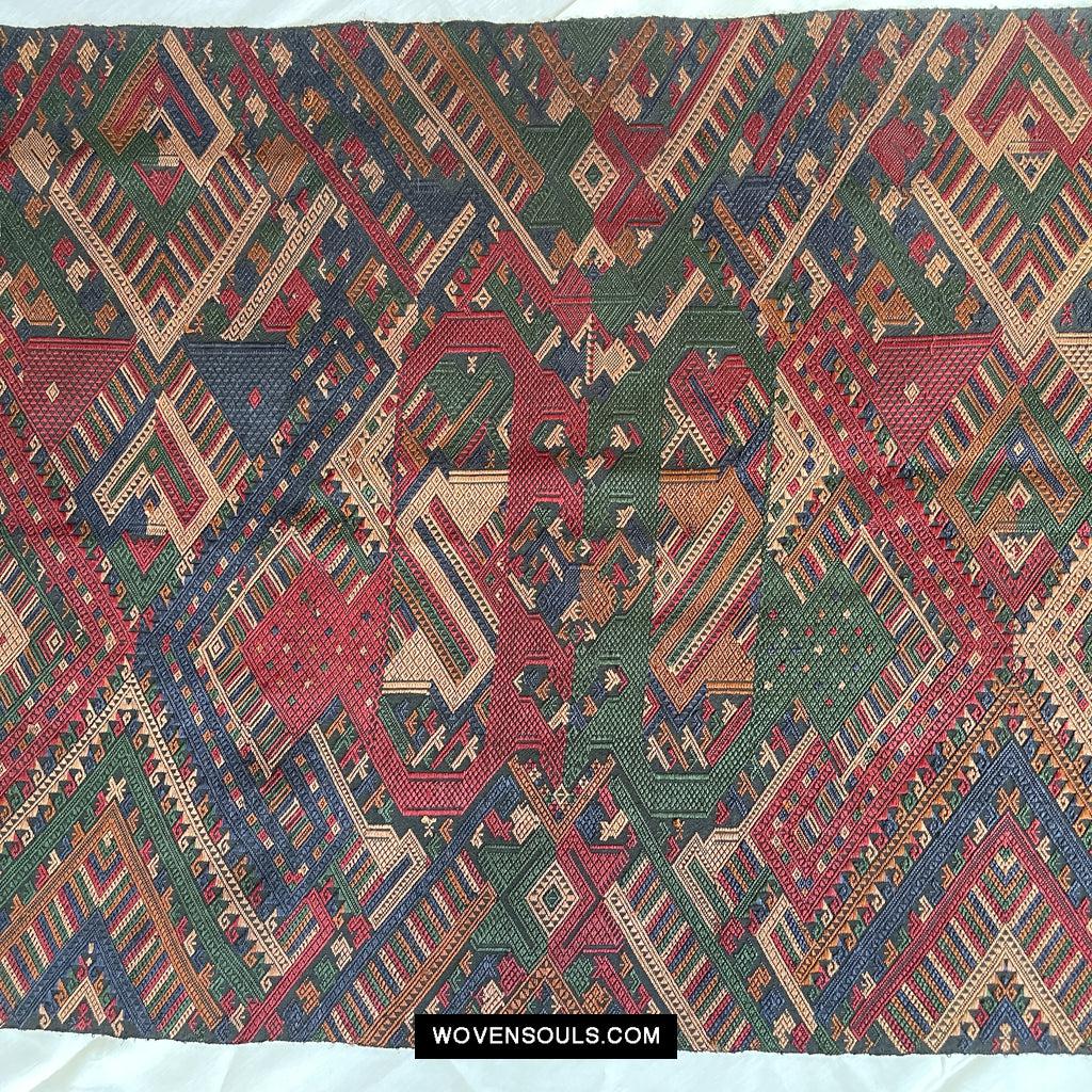 1573 Vintage Silk Ceremonial WeavingTextile Art from Laos-WOVENSOULS Antique Textiles & Art Gallery