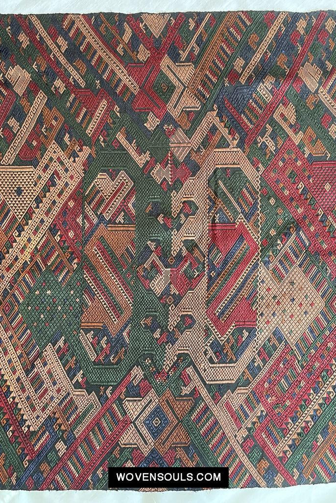 1573 Tessitura cerimoniale di seta vintageArte tessile dal Laos-WOVENSOULS Tessuti antichi e Galleria d'arte
