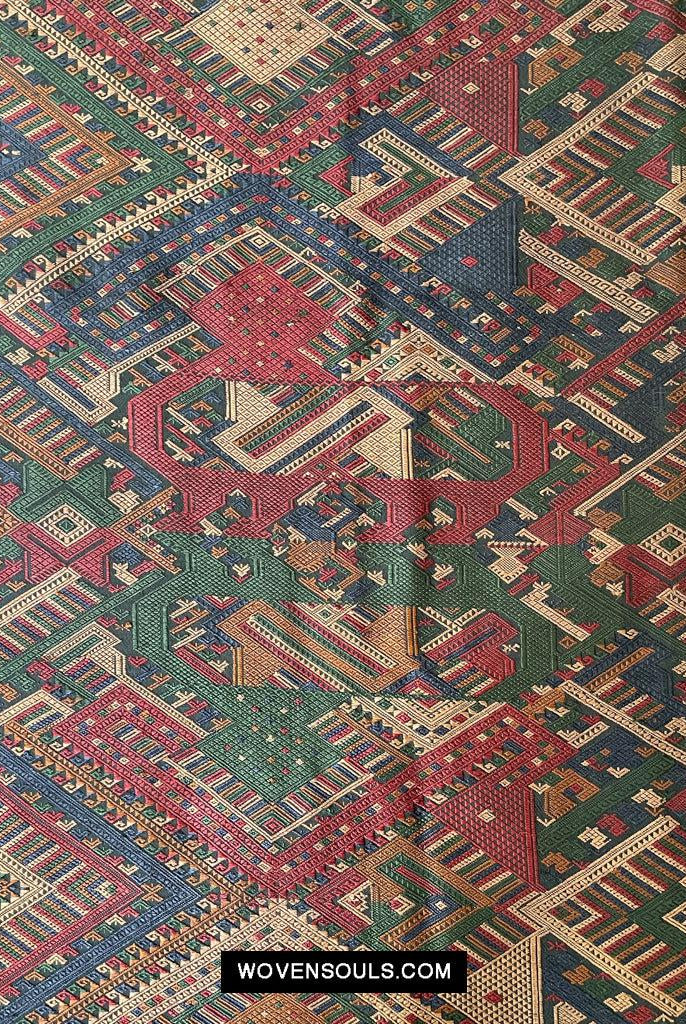 1573 Tessitura cerimoniale di seta vintageArte tessile dal Laos-WOVENSOULS Tessuti antichi e Galleria d'arte