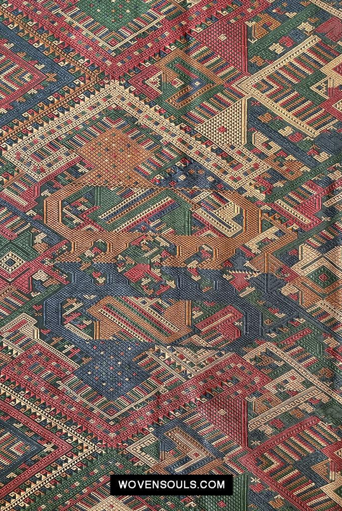 1573 Tessitura cerimoniale di seta vintageArte tessile dal Laos-WOVENSOULS Tessuti antichi e Galleria d'arte