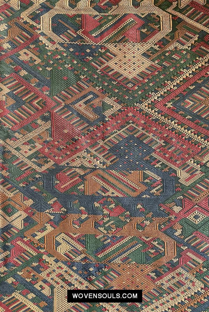 1573 Tessitura cerimoniale di seta vintageArte tessile dal Laos-WOVENSOULS Tessuti antichi e Galleria d'arte