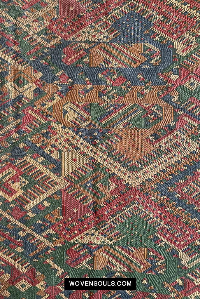 1573 Tessitura cerimoniale di seta vintageArte tessile dal Laos-WOVENSOULS Tessuti antichi e Galleria d'arte