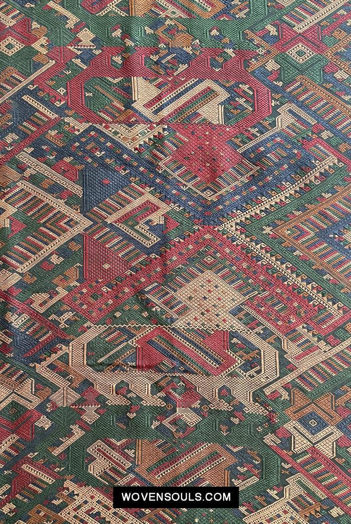 1573 Tessitura cerimoniale di seta vintageArte tessile dal Laos-WOVENSOULS Tessuti antichi e Galleria d'arte