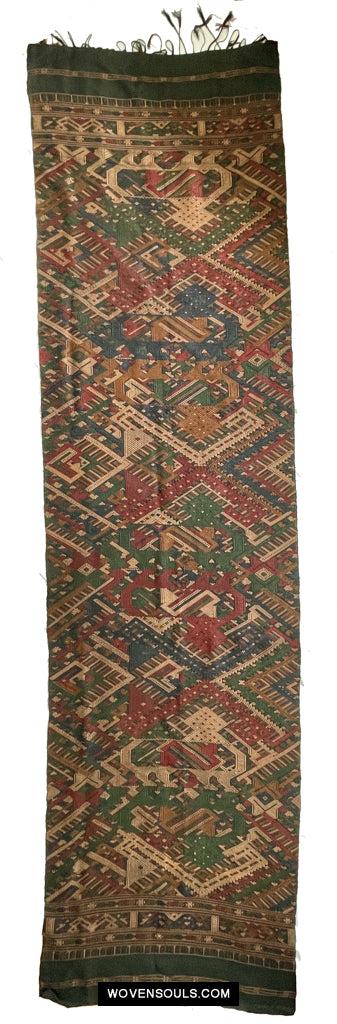 1573 Vintage Silk Ceremonial WeavingTextile Art from Laos-WOVENSOULS Antique Textiles & Art Gallery