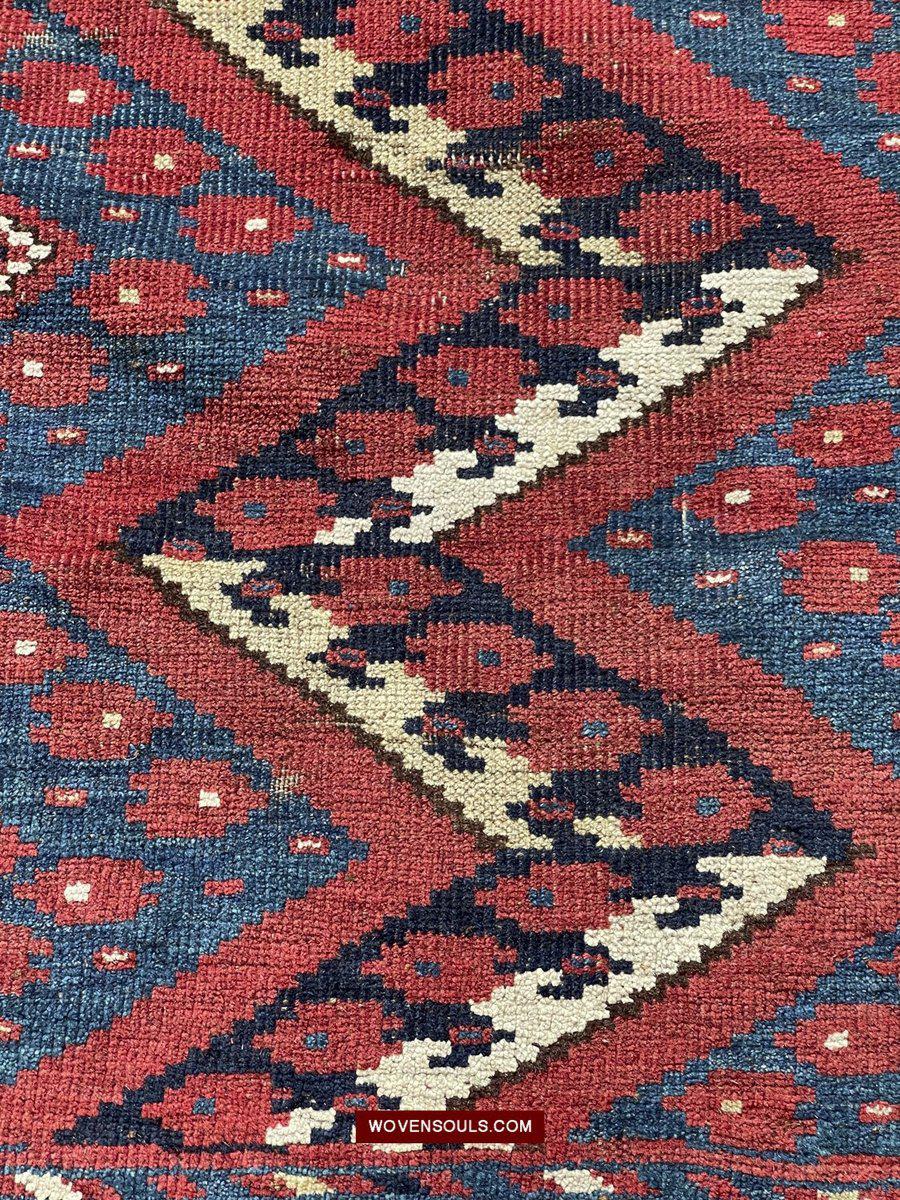 1576 Ersari Juval Chuval Turkmen Bagface Ikat Design-WOVENSOULS-Antique-Vintage-Textiles-Art-Decor