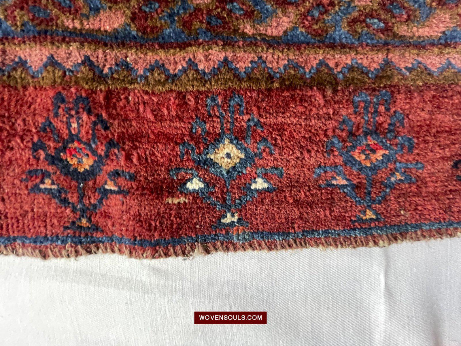 1578 Ersari BeshirJuval Chuval Turkmen Bagface Ikat Design-WOVENSOULS-Antique-Vintage-Textiles-Art-Decor