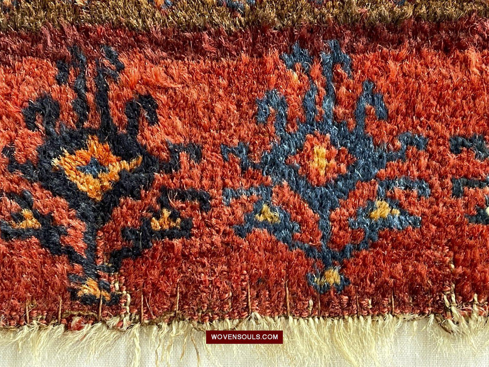 1578 Ersari BeshirJuval Chuval Turkmen Bagface Ikat Design-WOVENSOULS-Antique-Vintage-Textiles-Art-Decor