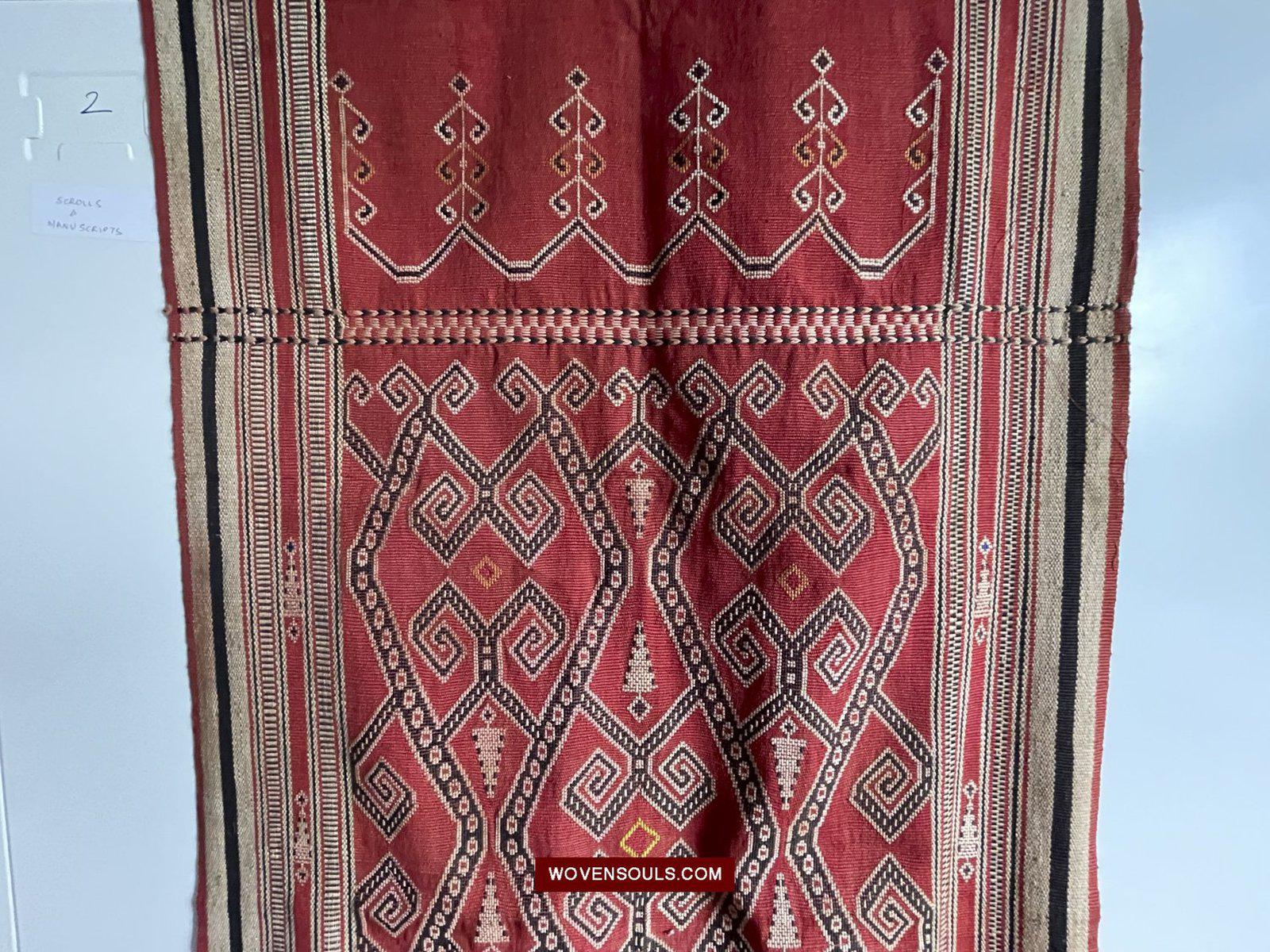 1580 Rare Old Woven Figurative Pua Sungkit with Tree of Life-WOVENSOULS-Antique-Vintage-Textiles-Art-Decor