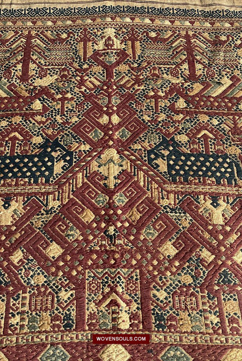 1590 Antique Kalianda Tampan Ship Cloth Sumatra textile-WOVENSOULS-Antique-Vintage-Textiles-Art-Decor