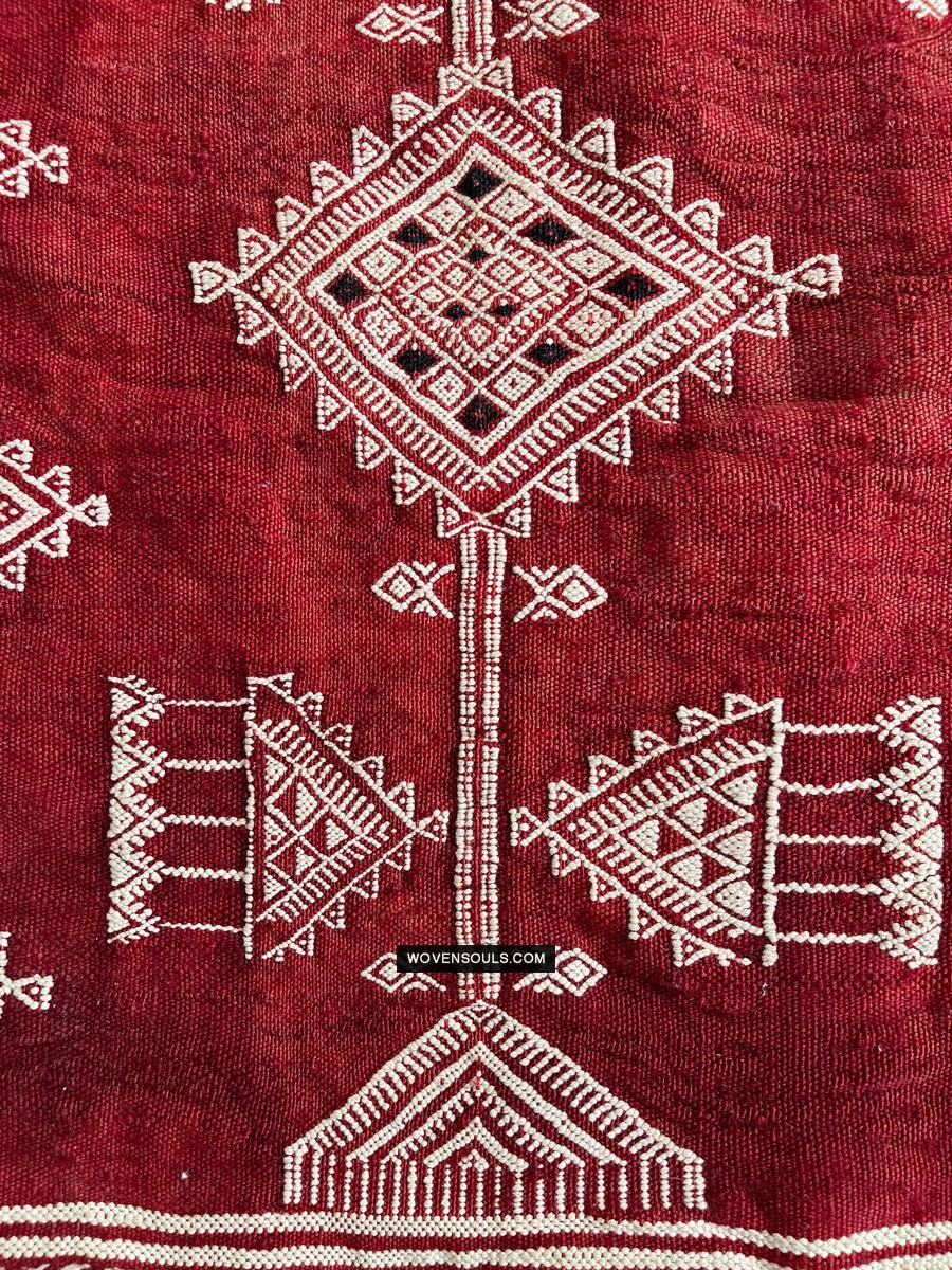 1603 Old Bakhnoug or Mushtia Shawl - Textile Art Masterpiece-WOVENSOULS Antique Textiles & Art Gallery