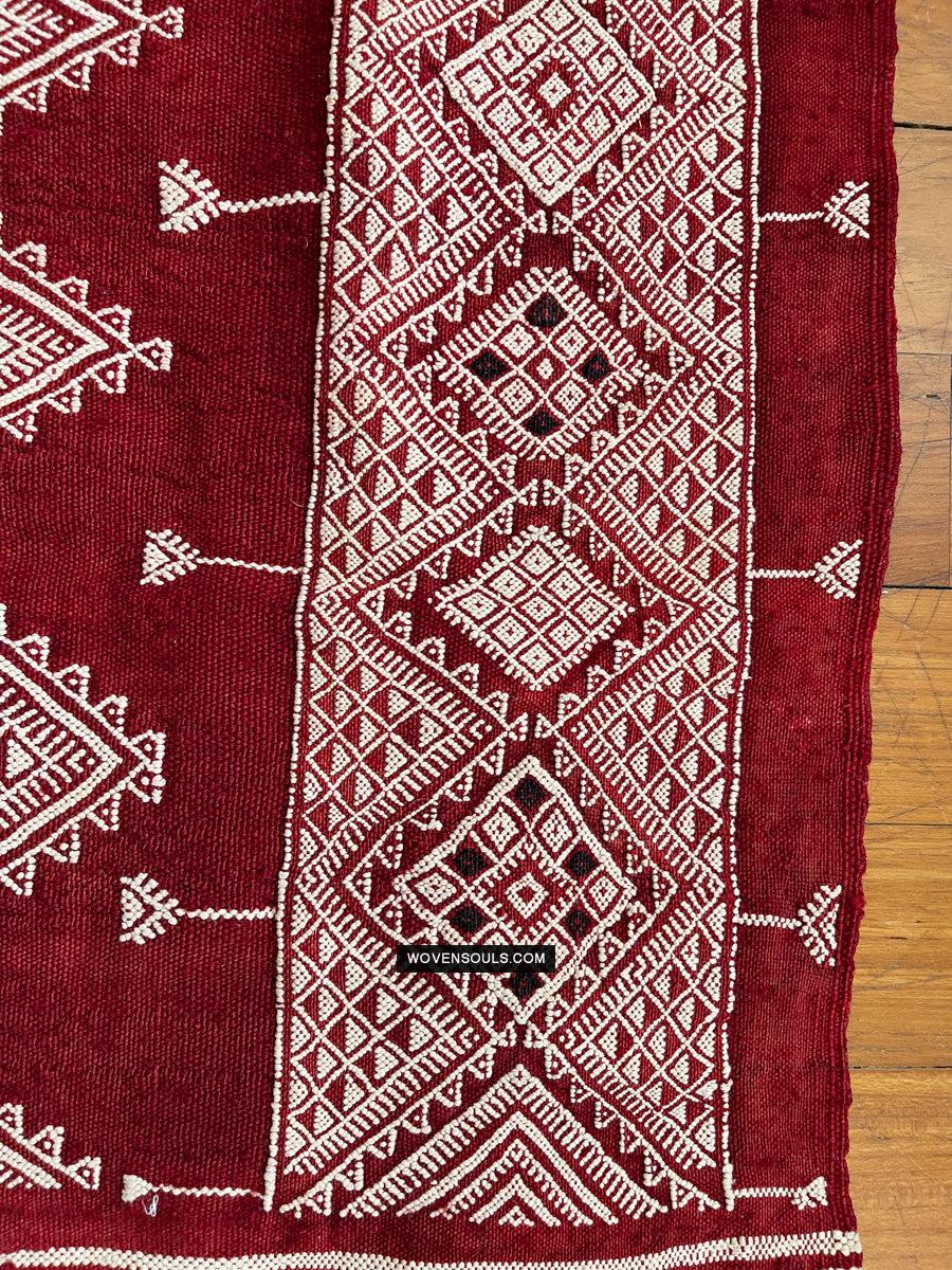 1603 Old Bakhnoug or Mushtia Shawl - Textile Art Masterpiece-WOVENSOULS Antique Textiles & Art Gallery