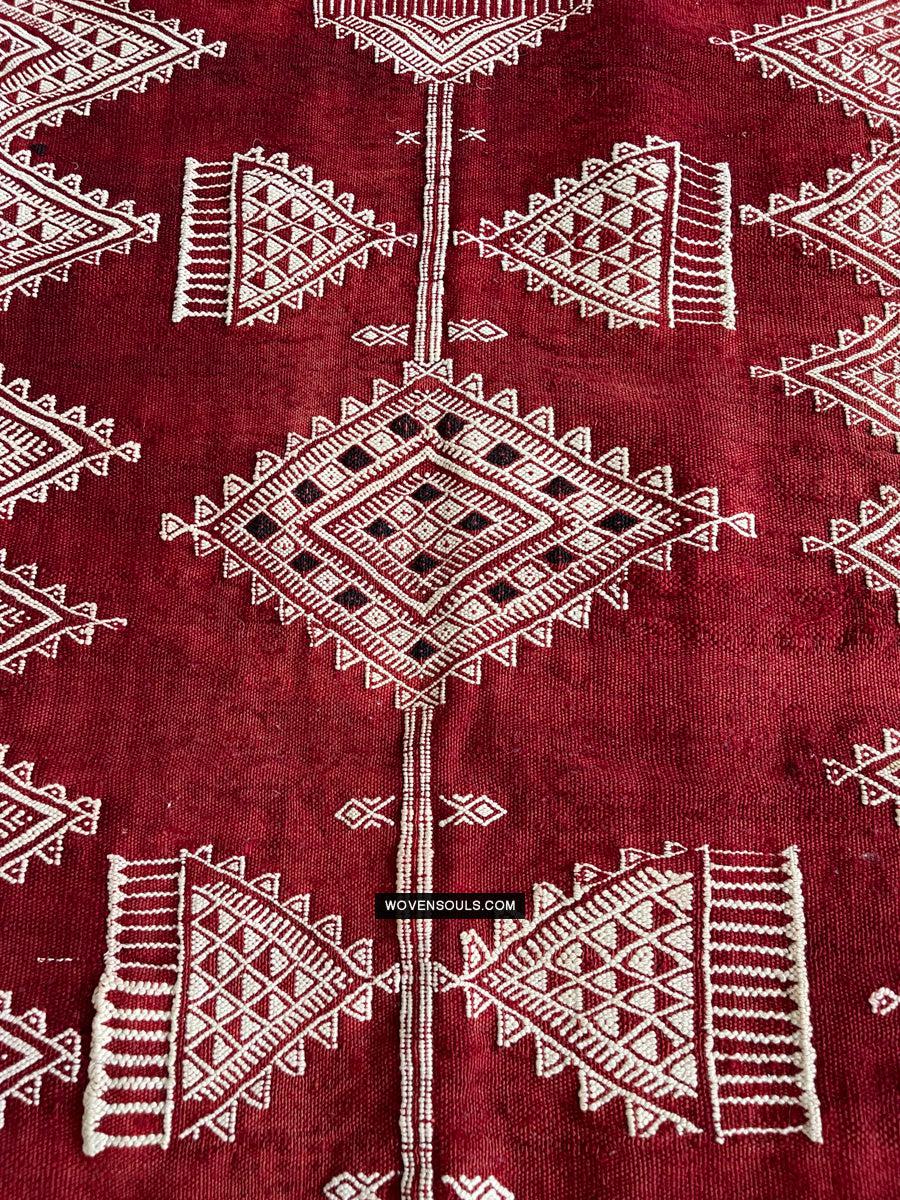 1603 Old Bakhnoug or Mushtia Shawl - Textile Art Masterpiece-WOVENSOULS Antique Textiles & Art Gallery